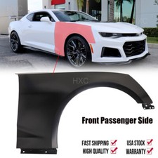 Fender For 2016-2022 Chevrolet Camaro Front Right Side Primed Steel Black Fender For 2016-2022 Chevrolet Camaro Front Right Side Primed Steel Black