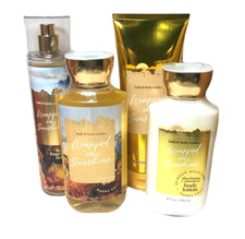 Bath and Body Works 4 Pc WRAPPED IN SUNSHINE Mist-Gel-Cream-Lotion  FREE SHIP