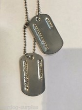 MILITARY DOG TAG HALLOWEEN COSTUME PROP X-MEN X MEN WOLVERINE LOGAN
