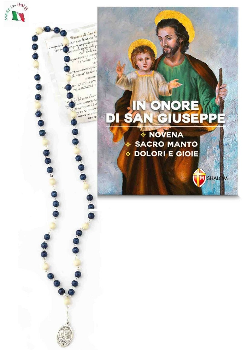 Rosario In Legno Di Bosso 30 Grani - Catena Di Preghiera Artigianale Con Croce