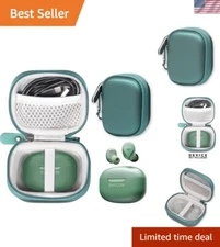 Stylish Green Carrying Case for Raycon Everyday Earbuds - Shock & Scratch Proof