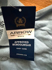 NEW Arrow Light Blue Short Sleeve Polo Shirt School Wear Uniform Top Large 7 — photo 2