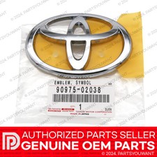 Genuine Toyota 03-09 4runner 02-05 Echo Oem Rear Chrome Emblem Badge 90975-02038 Genuine Toyota 03-09 4runner 02-05 Echo Oem Rear Chrome Emblem Badge 90975-02038