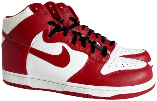 Nike Dunk High White Varsity Red