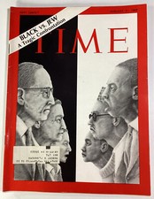 Time Magazine 1969 Rare Ads Black Vs Jew Cardin GM Nixon Israel Morocco Campbell