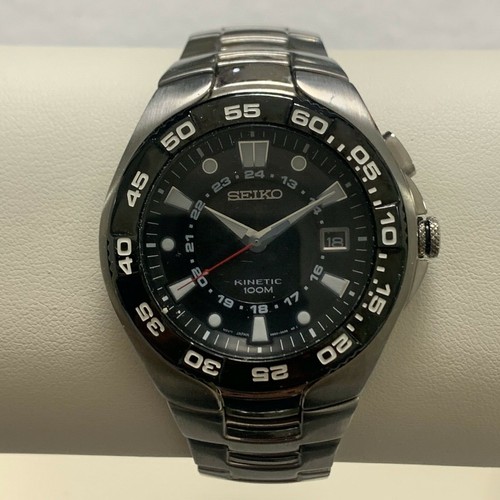 SEIKO KINETIC MENS WATCH *NEW* SKA227 R//$395 | eBay