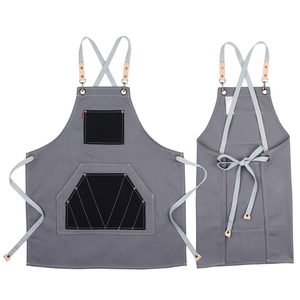 COOLYOUTH Cotton Apron for Men Women Chef BBQ Grill Work 
