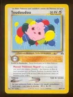 Pokemon Card 40/75 TOUDOUDOU 30PV French Version Single Card (2822)