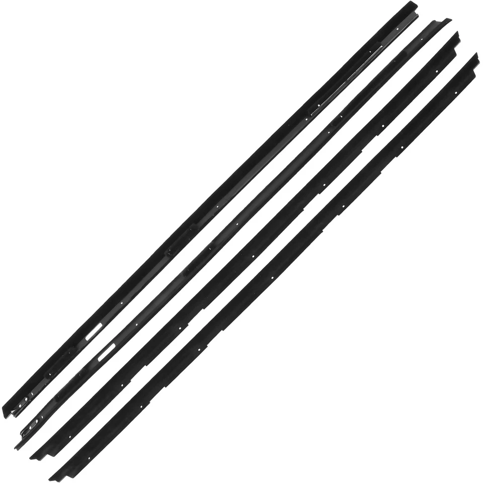 4x Inner & Outer Window Sweep for 1981-1988 Chevrolet Monte Carlo Left & Right Foto 3 de 4