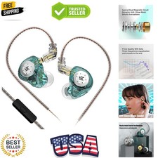 KZ EDX Pro in Ear Monitors KZ IEM Earphones with Microphone, Dual DD HiFi Ste...