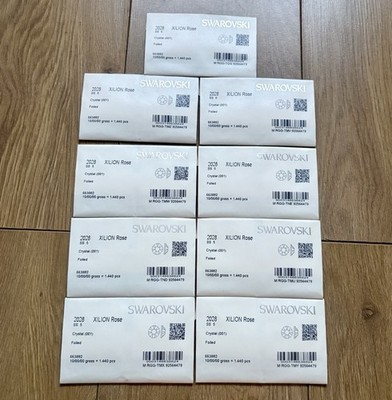 Swarovski Komplettpaket 1440 Teile Kristall Flache Rückseite Strasssteine SS5