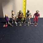 Vintage Lot Of Rare Star Wars Toy Action Figure Lot Kenner Ewok Boba Guard Minis