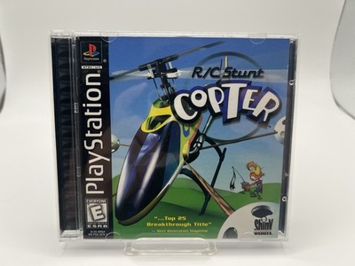 R/C Stunt Copter (Sony PlayStation 1, 1999) Tested / Works Ps1 Game CIB