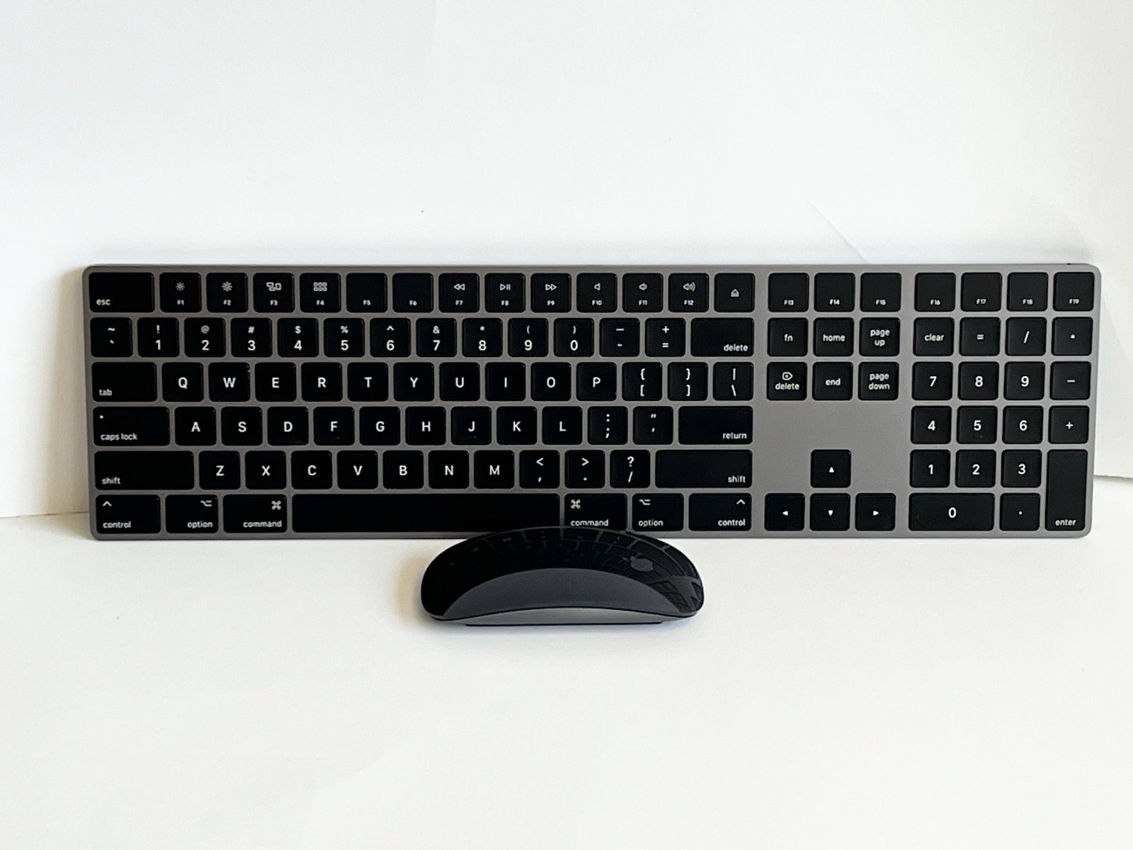 Apple Magic Keyboard w/ Numeric Keypad A1843 + Magic Mouse 2 A1657 - Space Gray