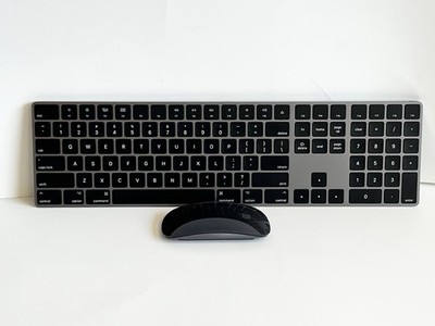 Apple Magic Keyboard w/ Numeric Keypad A1843 + Magic Mouse 2 A1657 (Space Gray)