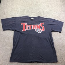 Vintage Tennessee Titans Shirt Mens XL Blue NFL NFL Graphic Tee Short Sleeve