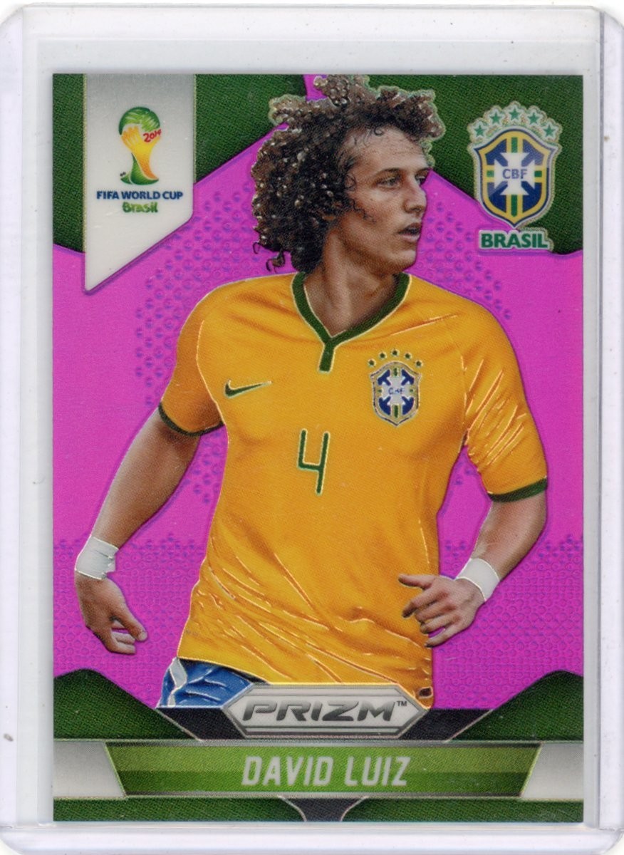 David Luiz 2014 Panini Prizm World Cup Purple /99 #106 Brazil