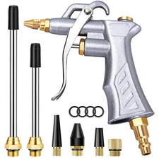 Industrial Air Blow Gun With Brass Adjustable Air Flow Nozzle