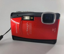 Olympus Tough 6010 Red Digital Camera Waterproof Shockproof Compact Tested