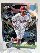 2025 Topps Cosmic Chrome Kyle Schwarber Base #13 Philadelphia Phillies