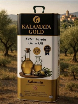 Griechisches Olivenöl Kalamata Gold Extra Virgin Olive Oil 5L 0,2 