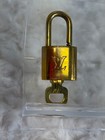 authentic Louis Vuitton LV luxury gold tone brass lock & key #307 match set work — photo 2