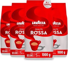 Lavazza Qualita Rossa Coffee Beans, Pack of4, 4x 1000g 17.00 per kilo