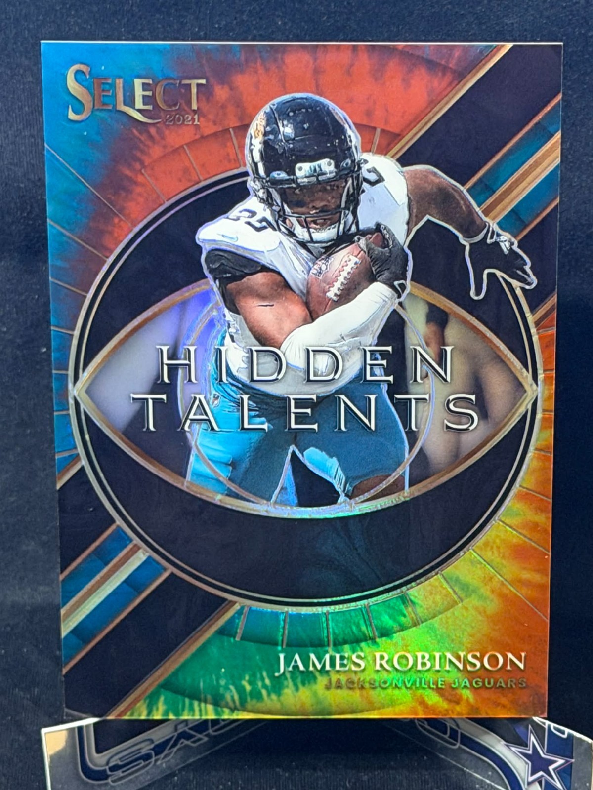 2021 Panini Select - Tie Dye Prizm Hidden Talents James Robinson /25 - Jaguars