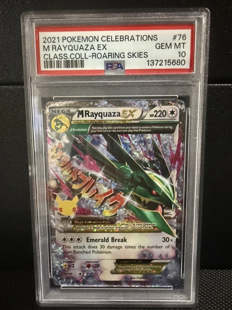 Pokémon Rayquaza Grade 10 Pokémon TCG Individual Collectible Card