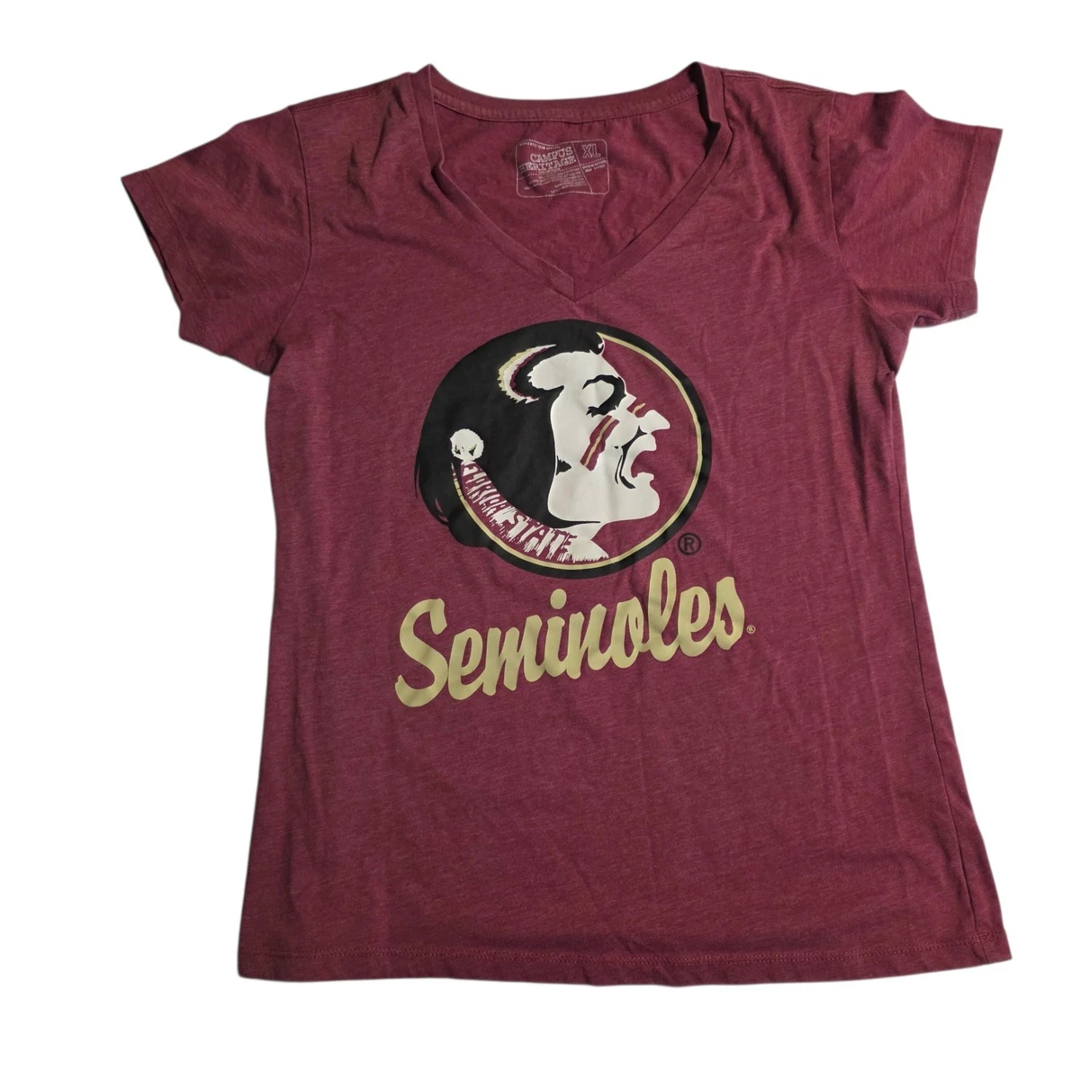 T-shirt 5th & Ocean Florida State Seminoles – Gris, Taille S (neuf)