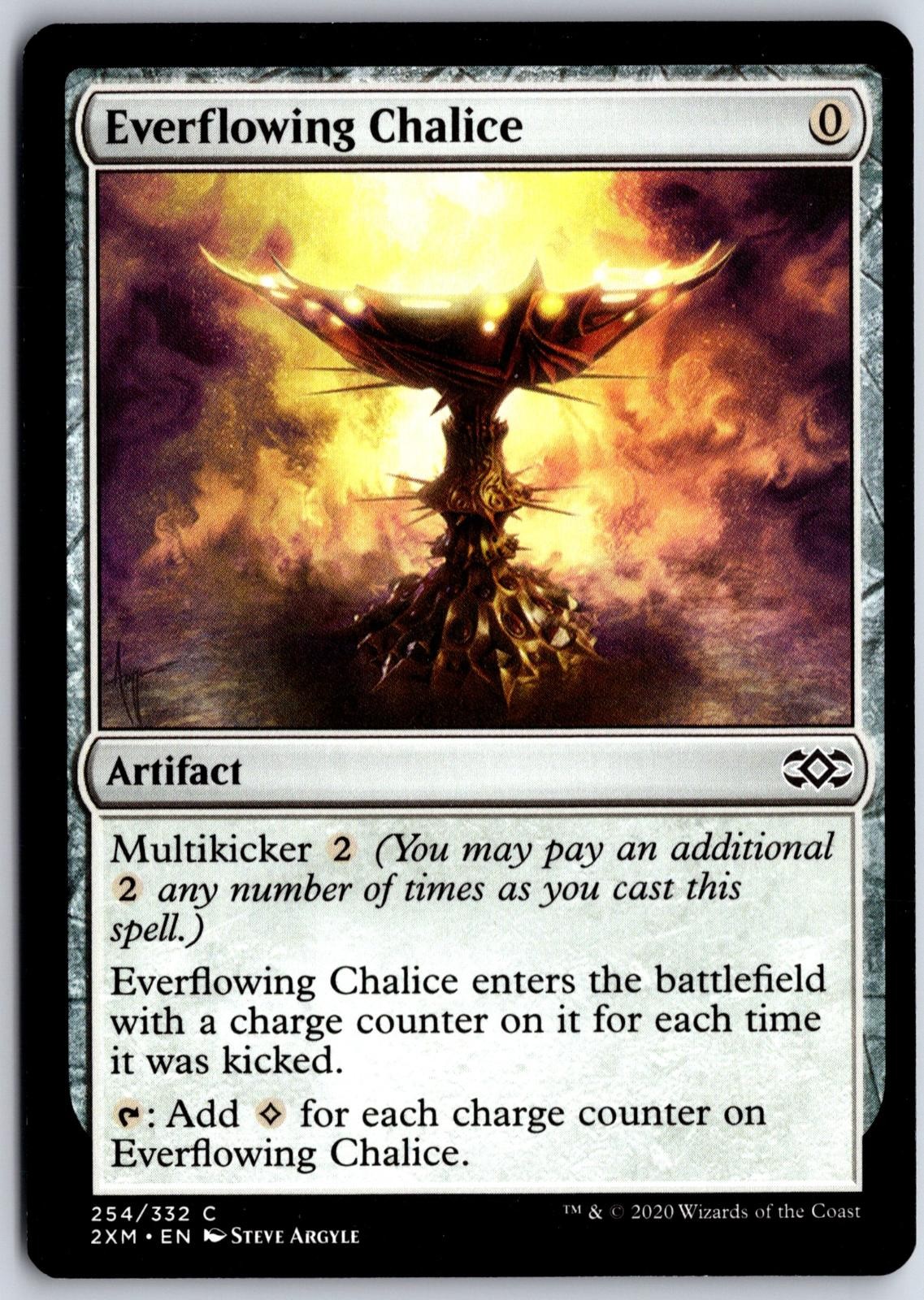 Everflowing Chalice 254 C Double Masters Magic: The Gathering NM/M
