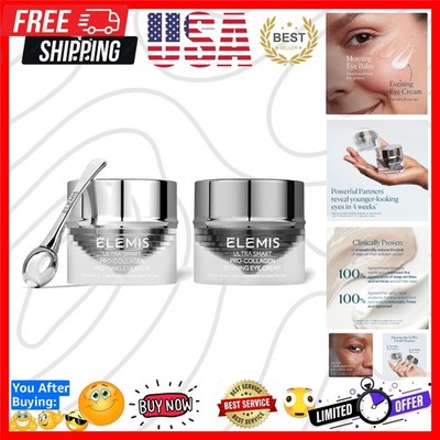 ELEMIS ULTRA SMART Pro-Collagen Eye Duo 10ml, Anti-Aging Day & Night Eye Crea...