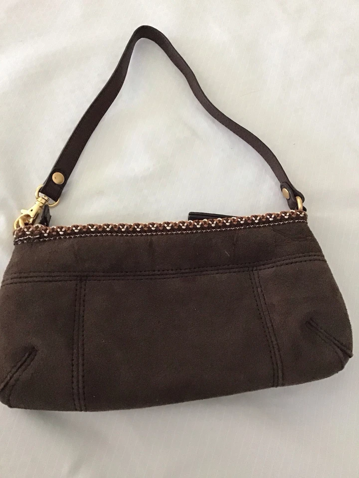 Mini bolsa de hombro Ugg Shearling Australia con cremallera para mujer Foto 2 de 4