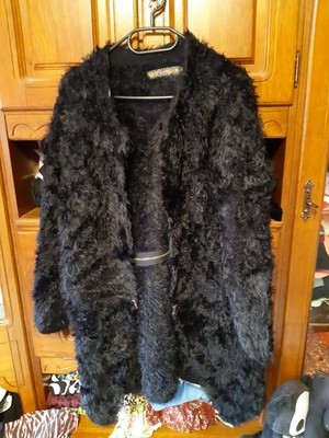 Kuschel Jacke Teddy flauschig gothic emo scene xs S M L
