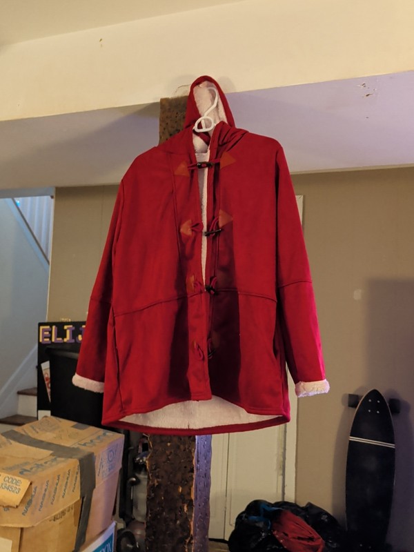 Sherpa Fleece Light Weight Jacket With Hood