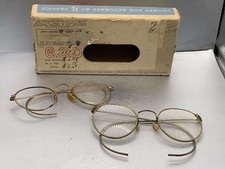 2 Pair Vintage Eyeglasses In Original Box From American Optical With Stamps