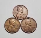 3 X 1936 P LINCOLN WHEAT PENNY 3 COIN SET #P3657