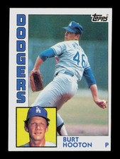 Burt Hooton 46 Los Angeles Dodgers Baseball Topps Trading Card