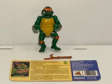 Vintage TMNT Figure Michaelangelo Teenage Mutant Ninja Turtles 1988 Playmates