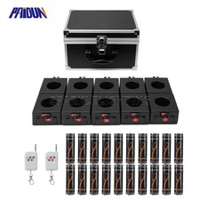 PAIDUN 10PCS Sparkler Based Cold Spark Machine with Firework Powder Case Set