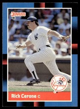 1988 Donruss Rick Cerone New York Yankees #351