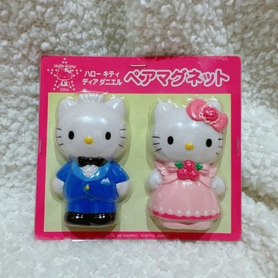 Hello Kitty & Daniel Wedding Magnet 1999 Rare New Unopened 9x8cm Pair