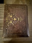 Antique 19th Century Leather Embossed Cabinet Card and CDV Photo Album — photo 1
