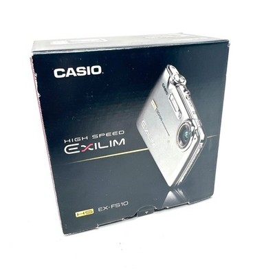 Casio High Speed Exilim EX-FS10 Digital Camera Red Bundle w/ Box (Read Desc)