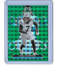 2024 Panini Mosaic Shaq Thompson Green Mosaic Prizm #32 Panthers