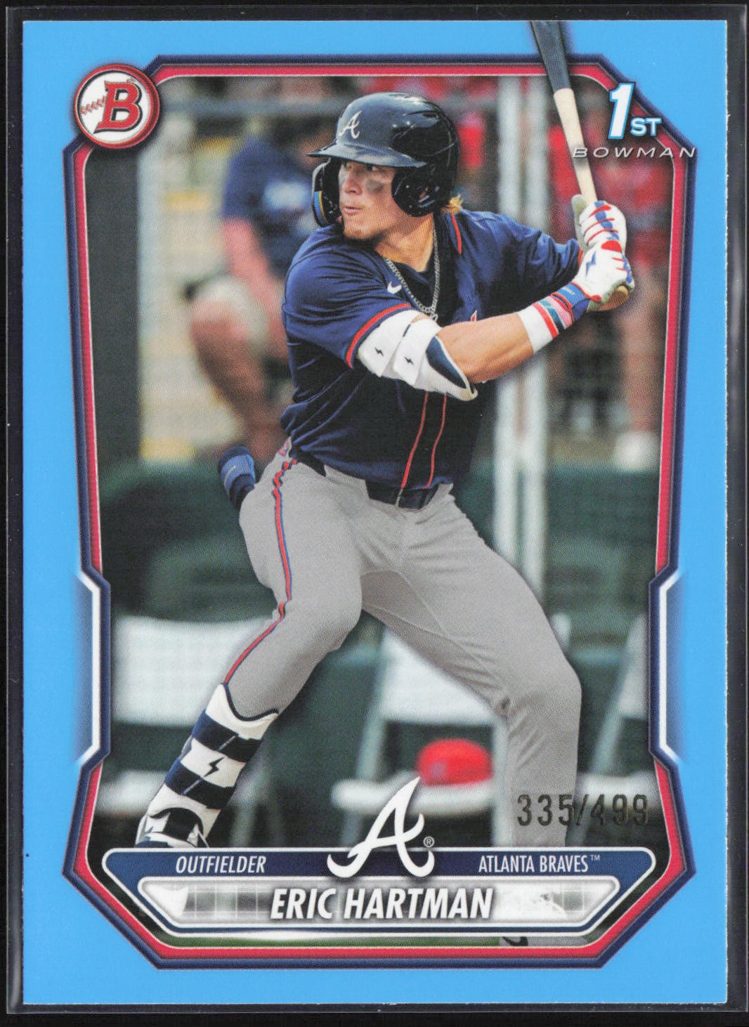 2026 Bowman #BP-102 Eric Hartman Prospects Sky Blue #/499