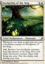 1x Hoofprints of the Stag - Foil Moderate Play MTG Magic - Kid Icarus -