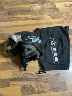 Cebe Skihelm Mit Visier Mit Beutel Schwarz Snowboardhelm 53-58 cm Matt