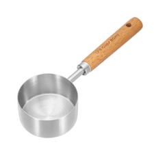 80ml Stainless Steel Measuring Spoon with Wood Handle, Wood