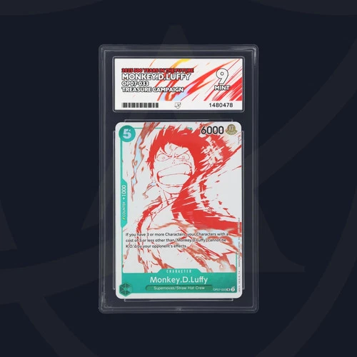 Monkey.D.Luffy (OP07-033) 033 ACE graded card